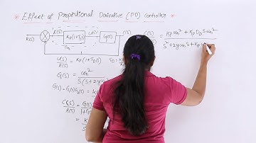 Effect of Proportional Derivative Controller