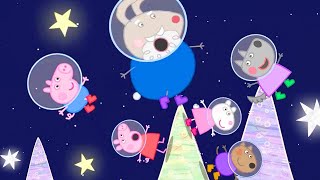 peppa pigs space holiday with grampy rabbit