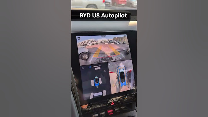 Testing autopilot feature on BYD U8 #rentacardubai #carrental #byd #luxurycars #automobile #car