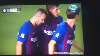 Gol de Arthur - Barcelona x Tottenham - Estreia - Grêmio