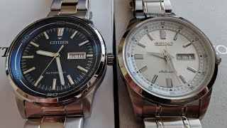 Citizen NH8400 vs Seiko SARV001 / Вы за поребрик или за бордюр )