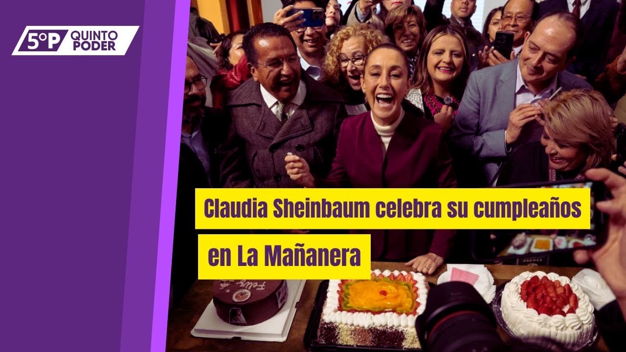 La presidenta Claudia Sheinbaum celebró su cumpleaños número 63 al ...