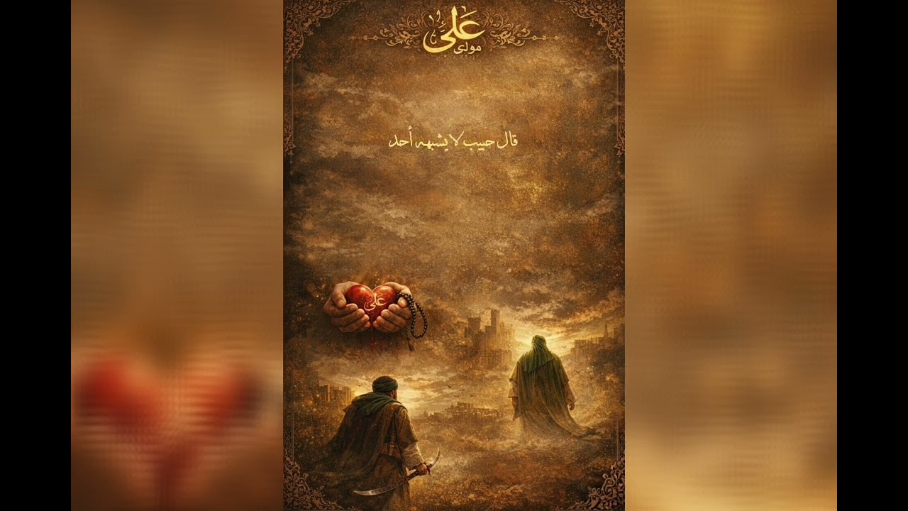 علي علي مولى النسخة الانجليزية والعربية بالذكاء الاصطناعي 