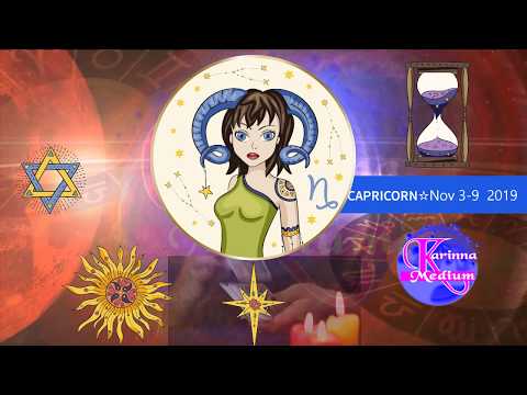 ♑-capricorn-weekly-horoscope-♑-november-3-9-daily-tarot-reading-zodiac