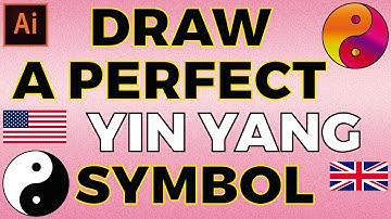 How to draw symbols in Illustrator - How to draw a YIN YANG SYMBOL in ADOBE ILLUSTRATOR