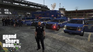 GTA V GTA 5 LSPDFR Taking The NEW TBTA Command Bus To A Meeting At Francis International Episode 26