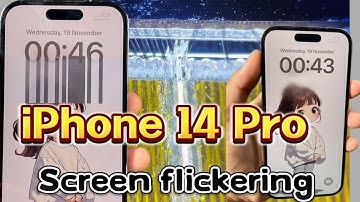 iphone 14 pro screen flickering 👌🏻✅😍