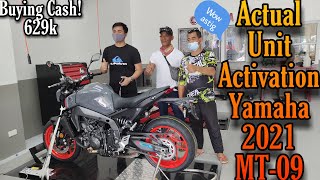 Pinaka Sikat Na Big Bike Yamaha Mt-09 Bumili Ng Cash Actual Unit Activation At Release 629K