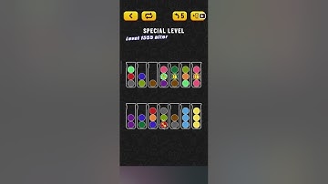 Ball Sort Puzzle Special Level after Level 1555 / Lock Ball and Key Ball and Question Mark Ball