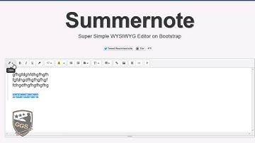 Summernote Bug Report, Issue 97