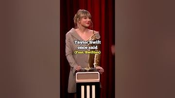 Taylor Swift once said (feat. Swifties) (Part 1) | #taylorswift #shorts