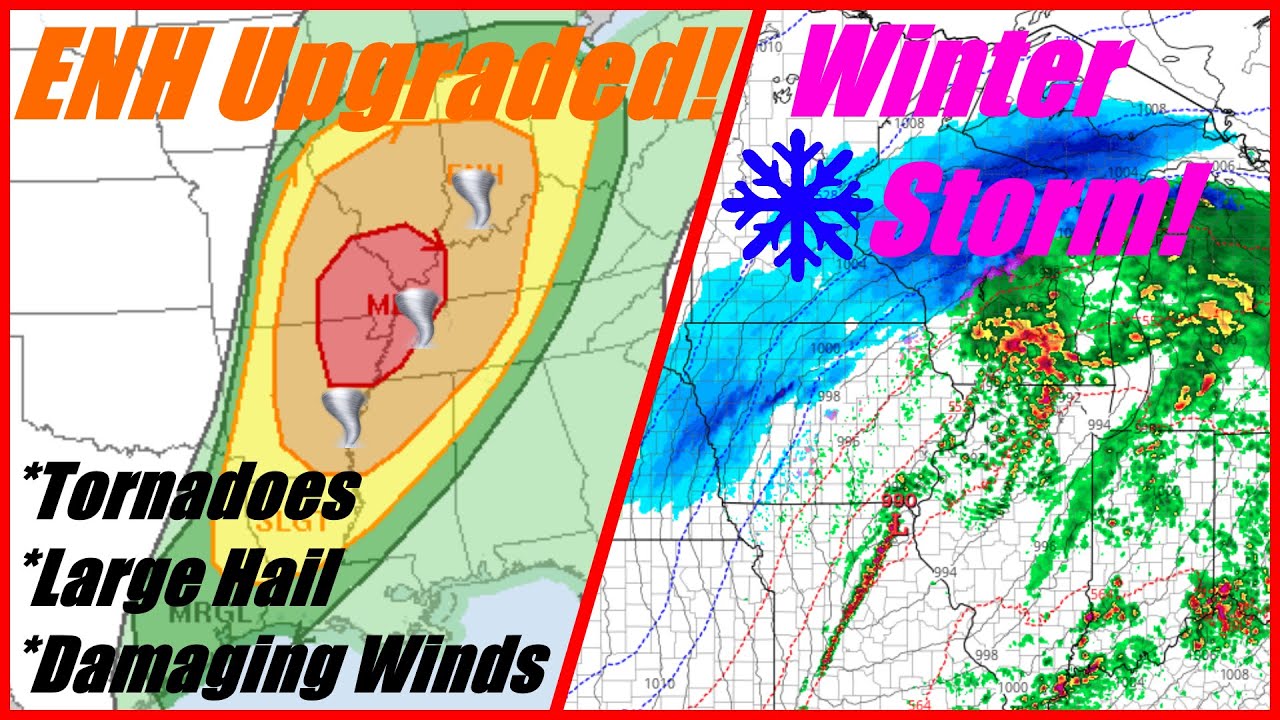SPC upgrades to MDT risk! Tornadoes, hail and damaging winds expected ...
