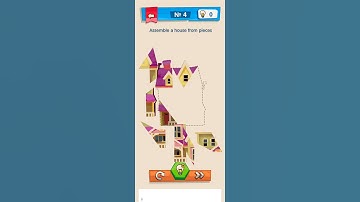 IQ Boost Level 4 || IQ Boost assemble a house from pieces #trending #youtubeshorts