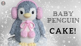 Baby Penguin Cake Tutorial! | Christmas Cakes