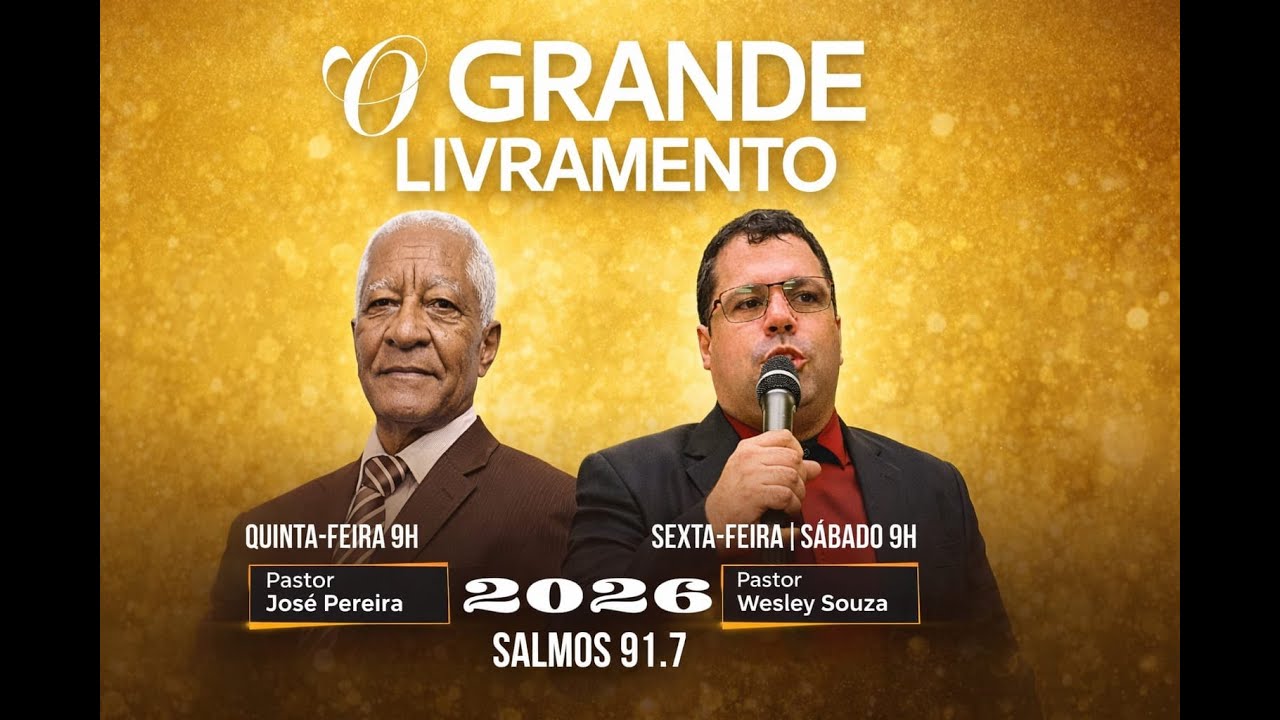 9h50 | IPDA AO VIVO | CAMPANHA DE 3 DIAS: O GRANDE LIVRAMENTO (2° DIA)