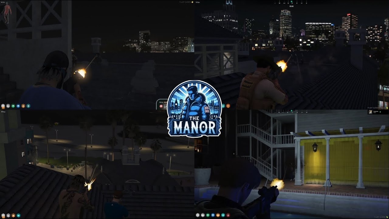 Manor Holdout On Castle Against PD After Bank Truck Chase | Multi POV | NoPixel 4.0 GTA RP