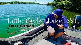 Uncle Chue and I search for some BASS on Little Cedar Lake in Wisconsin 07/29/2026