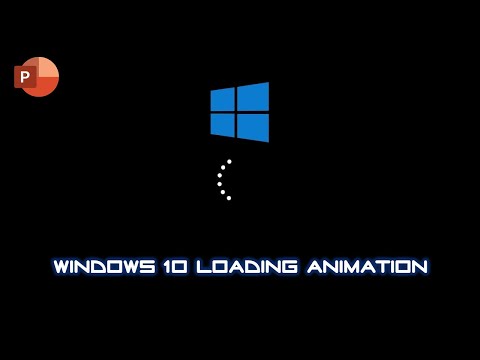 How to Make Windows 10 Loading Animation in PowerPoint Animations Tutorial