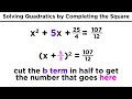 Completing the Square Techniques