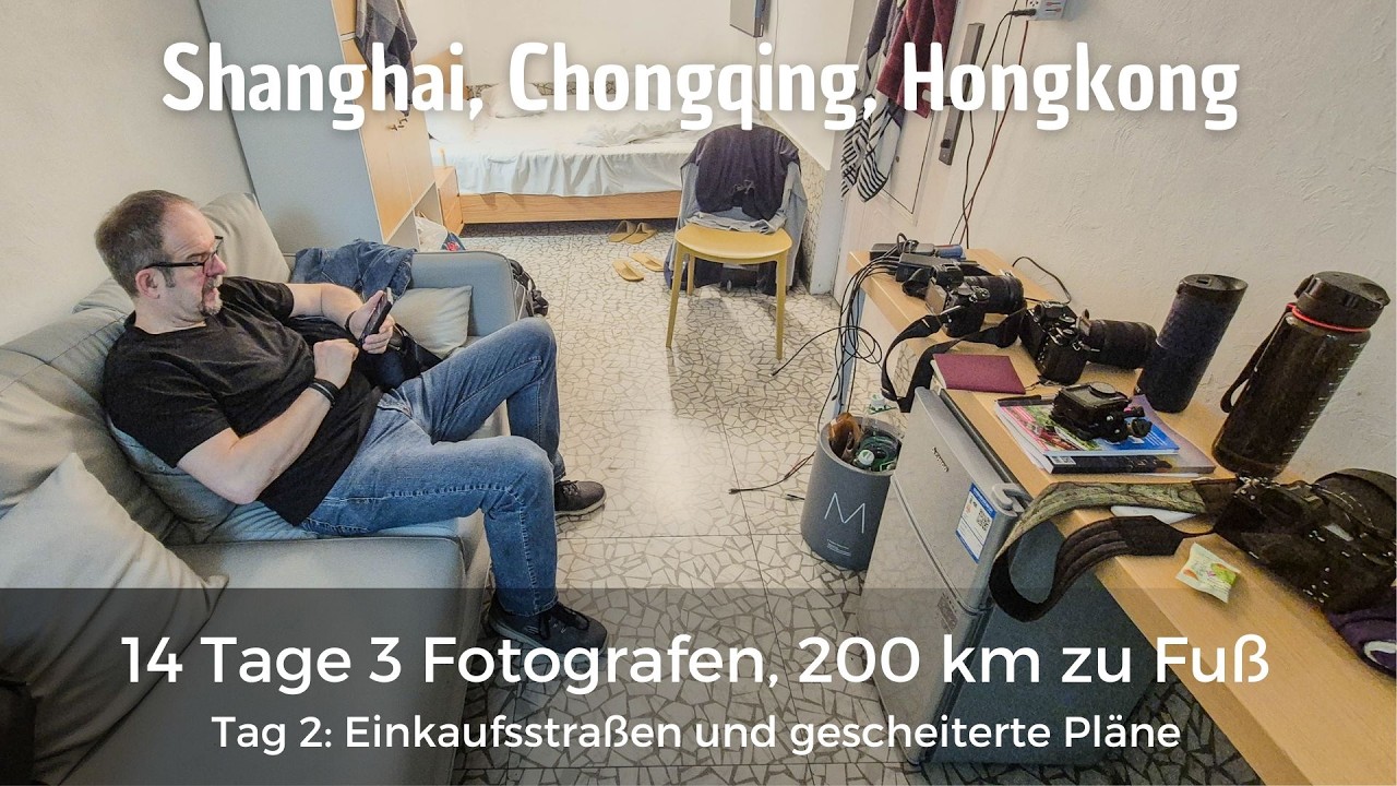 3 Linsen auf China: Eine fotografische Reise ins normale Leben. Tag 3 Noch mehr Einkaufsstraßen