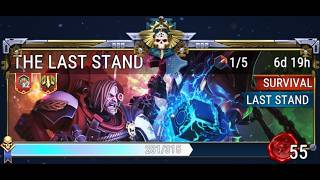 WH40k Tacticus - Survival 13 - The Last Stand 2026-05-24 - First Blind Run