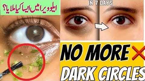 Eye creams to get rid of dark circles