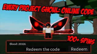Every Code in Project Ghoul: Online (UPDATED)