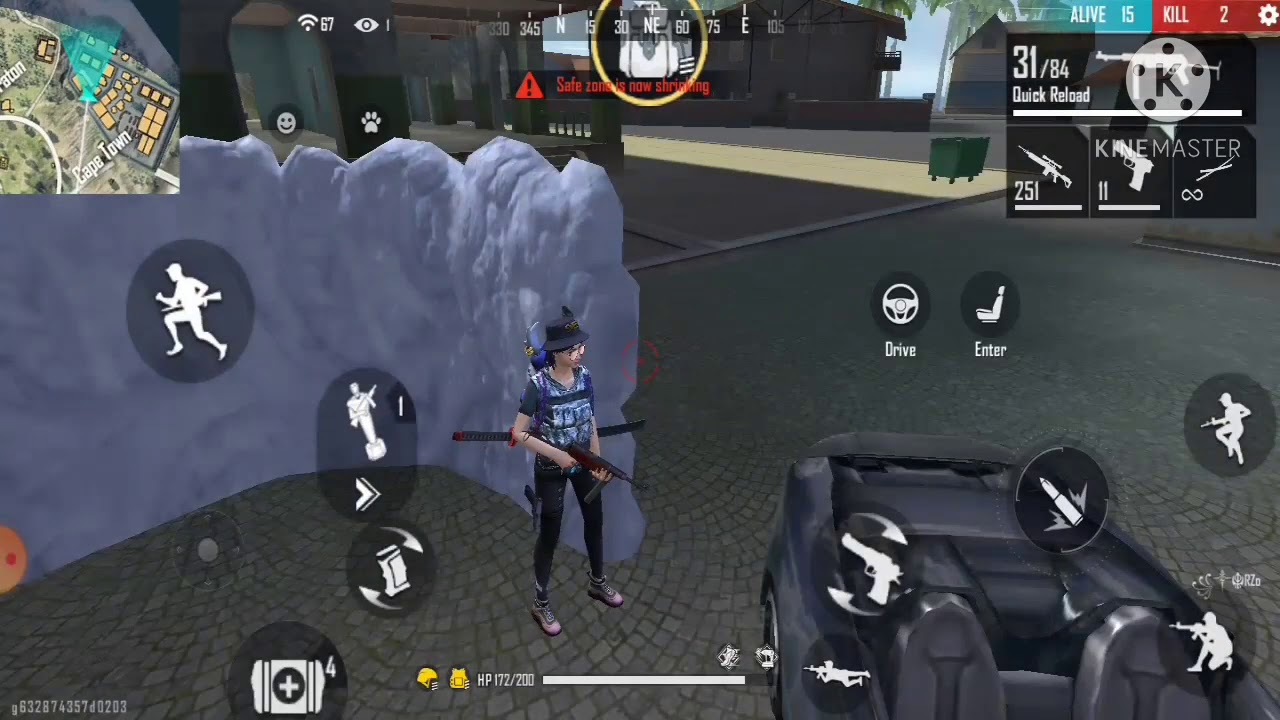 free fire 🔥 gameplay. with. " you follow me with your lie" song.   please  subscribe me.  support me