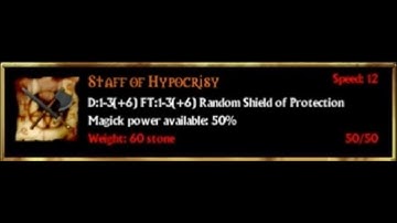 How to obtain the Staff of Hypocrisy: Arcanum of Steamworks and Magick Obscura