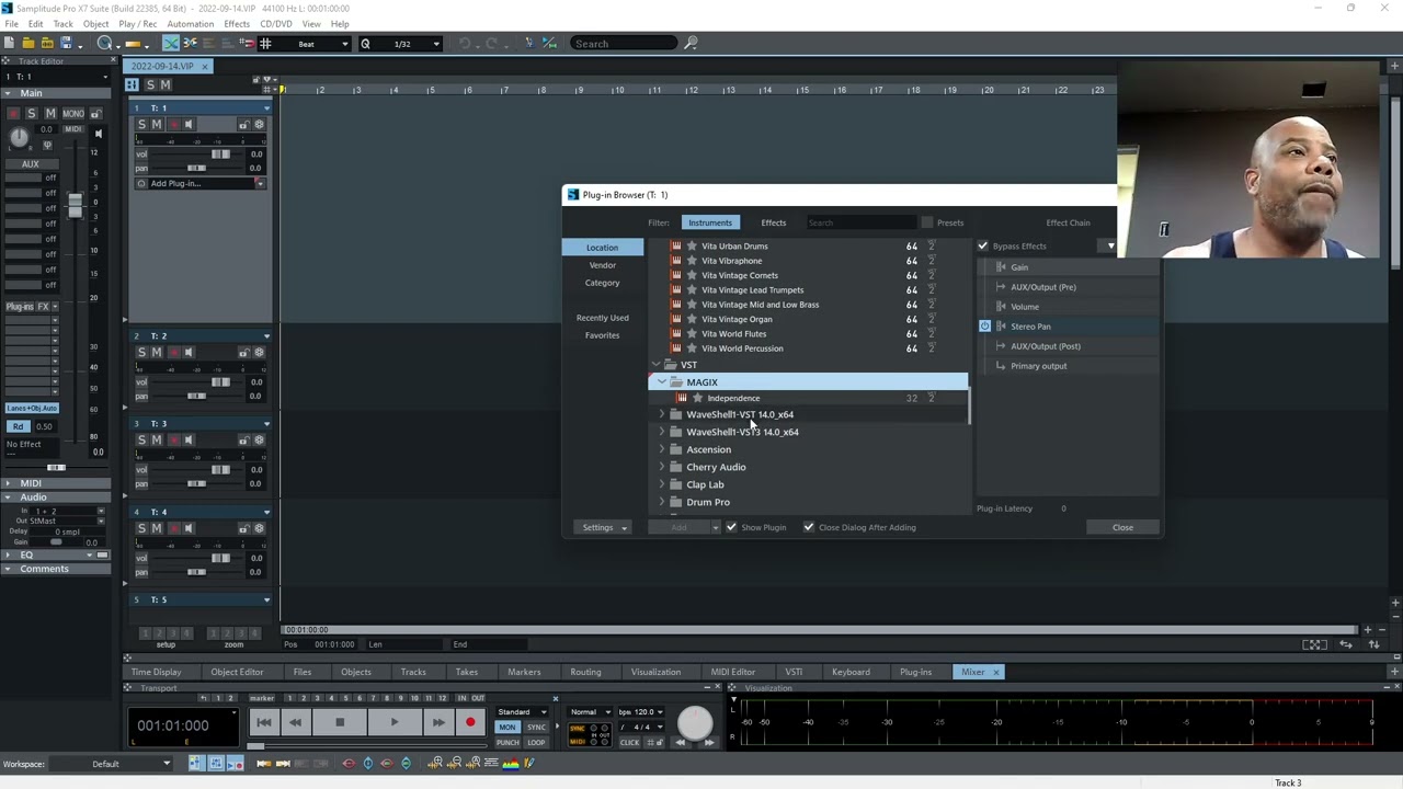 VST Magix Samplitude Pro X7