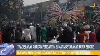 TRADISI ARAK ARAKAN PENGANTIN SUNAT MASYARAKAT RAWA BELONG