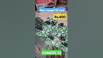 New mpeg4 HD GX6605S S2 card available