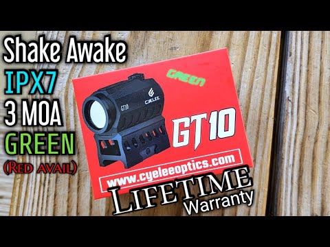 Cyelee GT10 GREEN Dot Sight Review & Shoot