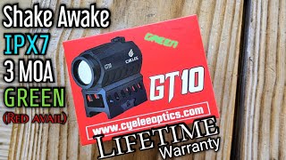 Cyelee GT10 GREEN Dot Sight Review & Shoot @BuckeyeBallistics