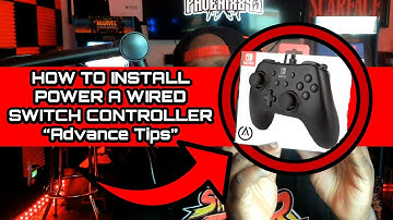 How To Install: Power A Wired Nintendo Switch Controller "Advance Tips"
