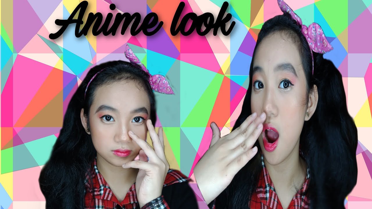 Anime look Make-up tutorial - YouTube