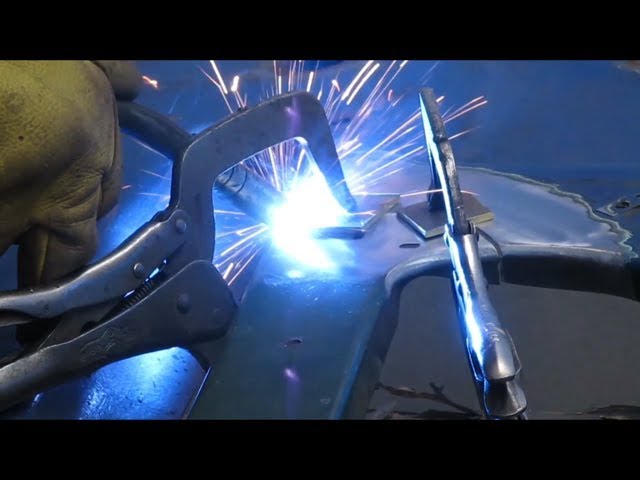Mig Welding In A Repair Patch Panel Section Tutorial Tips And Tricks 1 How To Bodywork Repair Youtube