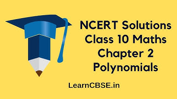 NCERT Solutions for Class 10 Maths Chapter 2 Polynomials Exercise 2.1 Question 1 i to iii