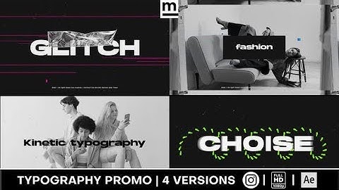 Dynamic Glitch Promo (Best After Effects Projects)