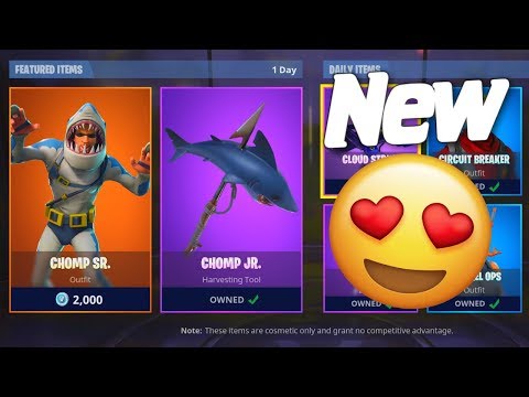 NEW "CHOMP SR." FORTNITE SKIN! Season 5 Fortnite Battle Royale! - NEW "CHOMP SR." FORTNITE SKIN! Season 5 Fortnite Battle Royale!