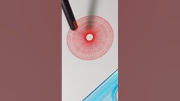 how many rotations did the pen make in total? ?? #spirograph #2025 #shorts#youtubeshorts