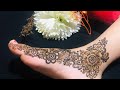 Beautiful Henna design for leg 2019 | mehandi tutorial | How to easy draw henna in leg | Art الحناء