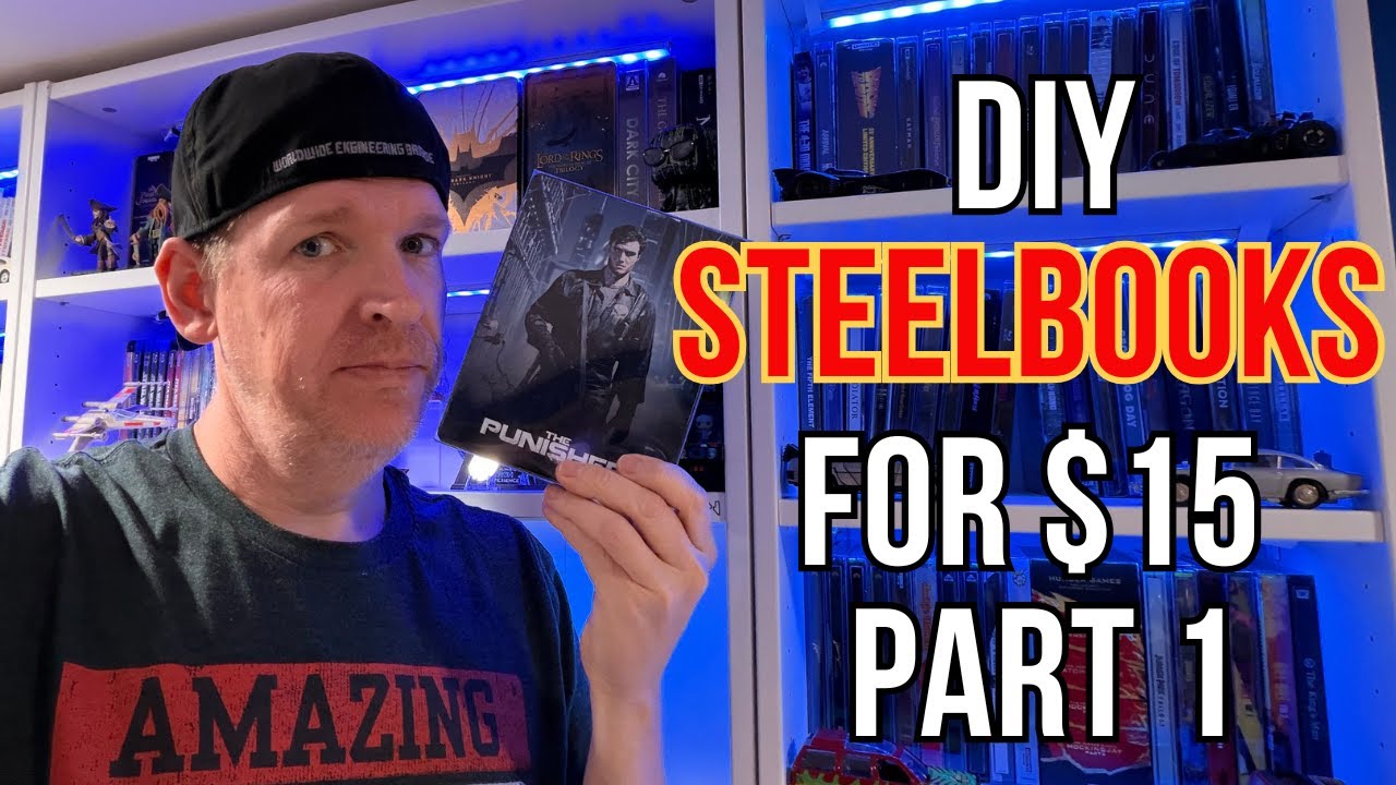 $15 Custom Steelbooks?! (DIY Hack) Part 1