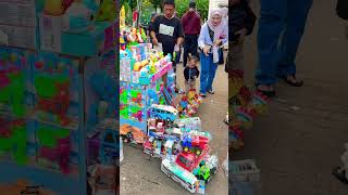 Si Abe Dan Ayah Beli Mainan Ayam Bocil Di Pasar Pagi