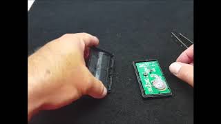 How to replace the battery on a Compatible Liftmaster 371lm garage opener remote transmitter