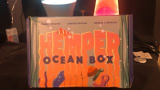 Hemper June 2022 unboxing ocean box 📦🙌 #hemper #weedbox