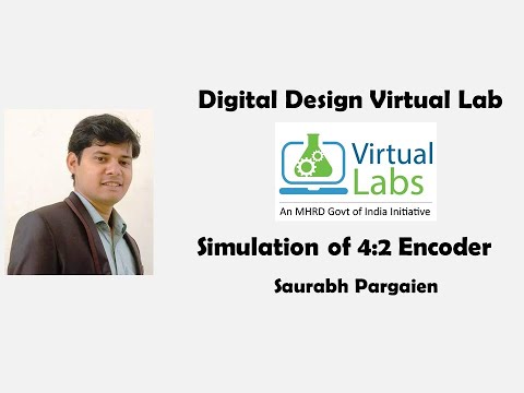 Simulation of 4:2 Encoder using Virtual Lab