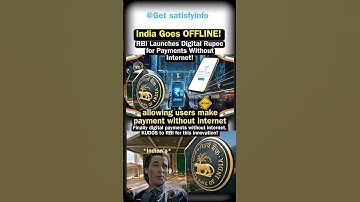 RBI Launches OFFLINE Digital Rupee! Digital Payments, Anywhere, Anytime! 🔥#shorts
