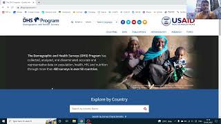 How to download shape file from DHS website