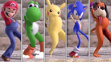 What if Every Character Could Dance/Pose Like Bayonetta in Super Smash Bros Ultimate (Smash Mods)